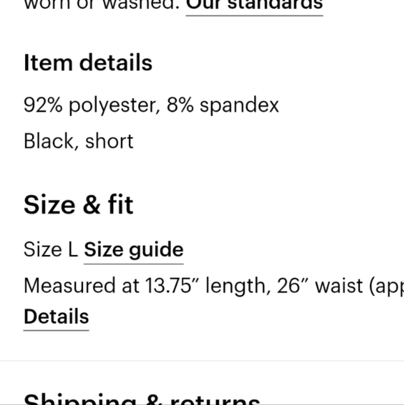 Navy Blue Skort - Picture 3 of 3